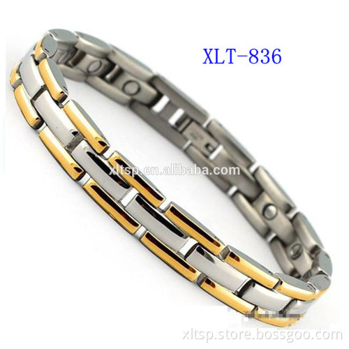 Smart design 18K gold women bracelet blood pressure magnetic bracelet